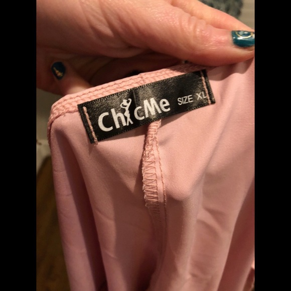 Deep Blush chic me wrap dress - Picture 2 of 13